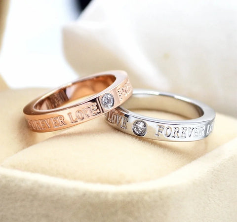 Love Forever Couple Rings